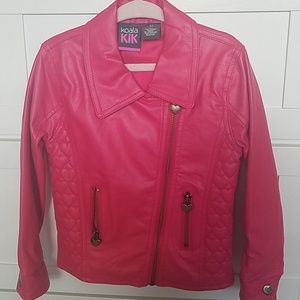 Koala Kik non leather sz 3T pink jacket